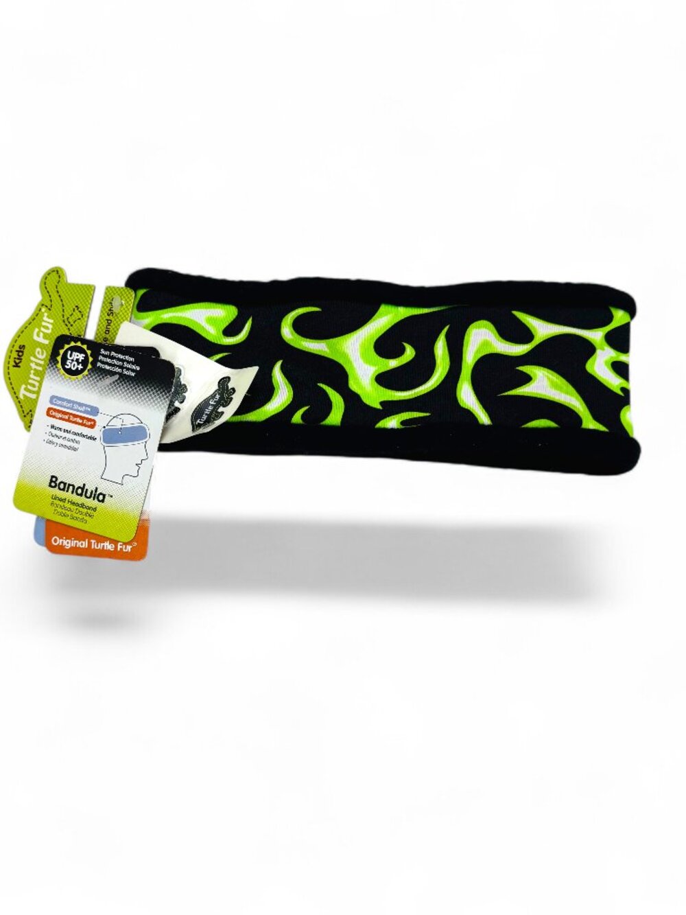 Turtle Fur Fleece Bandula Headband Black Green Dragons Breath Winter Comfort
